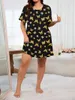 Plus Size Dresses Home Dress Casual Butterfly Milk Silk Material 2024 Sleepwear