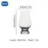 Verres à vin klp 1pcs vitrage en cristal odorant la dégustation de gros ventre tulip cognac usage personnel