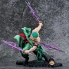 Figuras de juguete de acción 26cm anime de dibujos animados de una pieza Figura New World Roronoa Zoro Tres mil mundos ASURA ASURA PVC Modelo de acción Regalos de cumpleaños