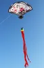 Kostenlose Lieferung von großen Windsocks Kit Zubehör im Freien Flug Kits Tail Ikite Factory Koi Butterfly Flying Toys 240424
