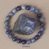 STRAND 6/8MM Natuurlijke pyrietsteenarmband voor mannen die bloedcirculatie bevorderen Helende energie Meditatie vrouwen armbanden sieraden geschenken