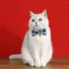 Abbigliamento per cani 2 pcs prodotti per animali domestici Modora per gatti regolabili gioielli Collar Collar Collar Collar Canna