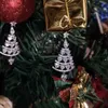 Bengelen kroonluchter mode kerstmas kerstman drop oorbellen kerstboom sneeuwvlok sneeuw lang tassel ketting oorbel vrouwen sieraden vriendinnen cadeau