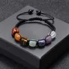 Natuurlijke lava stenen kralen helende balans bedel armband 7 chakra tijger oog kralen armbanden tibetaans boeddha gebed voor vrouwen mannen 240423