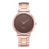 Polshorloges Rose Gold Womens Es Luxe dame es Business Quartz Pols Gift reloj para mujer voor vrouwen reloj d240430