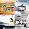 5K 4K60FPS Actie Camera Dual IPS Touch LCD EIS 170 ° 30m Waterdicht 5x Zoom Go Sport Pro Camera met draadloze microfoon afstandsbediening 240430