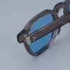 Солнцезащитные очки японская бренда квадратная квадратная нога мужчина мода ацетатные глаз