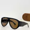 Summer Bronson Sunglasses Moda Moda Menção Designer Acetato Oval Oval quadro Completo de alta qualidade Classic Casual Beach Glasses FT1044 com caixa original qtlq