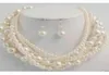 Acquista gioielli di perle sottili naturalonger 100quot da 4 mm a sud del mare perfetto per le orecchie di perla bianca rotonda 6025117