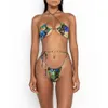 パリの女子ビキニセットセクシーな豪華な水着デザイナー水着女性女性幾何学的な印刷ファッションビーチ水着