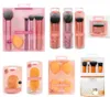 Neueste echte Make -up -Pinsel Starter Kit Bildhauerung Pulver SAM039S Picks Blush Foundation Flatcreme RT Pinsel Set9205670