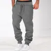 Mens Sport Pants Sweatpants Tracksuit Slim Fit Gym Workout Joggers Bodybuilding Trousers Casual Drawstring Sweatpants Plus Size 240423