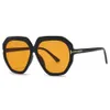 9147 Новые модные Т-образные современные большие рамки для женщин Тренди на улице Солнцезащитные очки