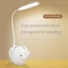 Lampade da tavolo Eye Protection Night Light Regolabile Porta del telefono cellulare Studio Studio Studio a doppio utilizzo Desktop Reading Desktop Reading