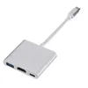 3 en 1 Tipo C a HDMI USB 3.0 Adaptador de carga USB-C 3.1 Hub para Mac Air Pro Huawei Mate10 Samsung S8 Plus