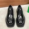 Casual Shoes Luxury Design Men's Business Dress Genuine Leather Thick Sole Fashion Brogue High-end Oxford 3C