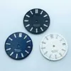 Bandas de reloj NH35 Dial 28.5 mm de luz de roble verde modificado Mecánica Mecánica Mecánica NH36 Accesorios Q240430