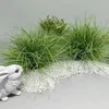 Decoratieve bloemen kunstmatige gras planten nepstruiken struiken planten faux tarwe voor buiten plastic groen