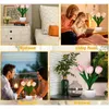 Tafellampen tulpenlamp lampen Bloembureau LED Night Light voor thuis woonkamer