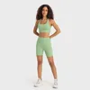 Garnitury męskie cytrynowe kobiety sporne chude szorty 6 "oddychające szybkie suche ćwiczenie fitness Spodnie jogi krótkie