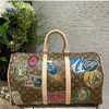 Детские сумки Luxury Brand 2024 Новая коллекция режима полета женская сумка классическая пресбиопия икона Keepall Bandouli Re 45 Travel Bag M24960