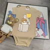 デザイナーの新生児の子供ロンパースベビー幼児ジャンプスーツの服は子供の男の子の女の子衣料品8iik＃