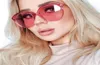 Sunglasses Big Oversized Round Women Brand Designer Candy Color Lenses Vintage Ocean Stylish Summer Pink Red Sun Glasses Female19919075