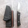 Kwaliteit vast mes met 14c28n mes en G10 houten handvat kamperen jagen op vissende overleving buiten