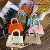 Birkinbag Garden Party Bag Сумки дизайнерская сумка женщин женщины кросс -кузовов сумочки кожа маленькая сумка женщин 2022 Новый мини -сад того первого слоя ковхие