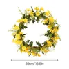 Decoratieve bloemen Bloem Daisy Beauty Chrysanthemum Deur Decors krans slingers ornament Diy feest vakantie hanger Spring Wedding Craft