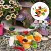Fiori decorativi verdure finte Toddler giocattoli cognitivi Modello artificiale Preschool Learning Kids Educational
