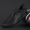 Sneaker alla moda in pelle Autunno da uomo morbido uomo scarpe da uomo