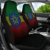 Автомобильные сиденья покрывает Ethiopia flag Universal Front Duide Slipertaint Cover Cover Leasy Установка комфортно