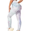 Pantalon de femme Impression de mode respirant exercice de levage de la hanche Bubble Yoga