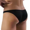 Underpants Herren sexy Unterwäsche niedrige Taille Eisseide Herren transparent eng und atmungsaktiv Q240430