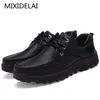 Mixidelai Brand Men Chaussures Fabriquées à la main de haute qualité Chaussures en cuir Slip on Comfort Business Man Chaussures décontractées Big Taille 47 48 240428