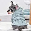 Abbigliamento per cani Princess Pet Supere Warm vestito con cappuccio floreale gonna floreale ragazza inverno vestiti vestiti da cucciolo giù
