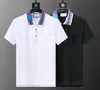 5A 2024 MENS POLO SHIRT Designer PoloS shirts voor man Fashion Focus Borduurwerk Snake Kwaster bijen Printpatroon Kleding Kleding T -shirt Zwart Witte heren T -shirt 06