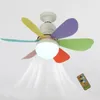 LED 40W ceiling fan light E27 with remote control for dimming, suitable for living room study household 85-265V Bedroom LivingRoom Indoor Home Decor Lighting Fixture