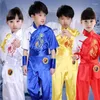 Scen Wear Kinderen Volwassen Meisje Taekwondo Dobok Wushu Kostuum Kimono Judo Kleding Chinese Pak Tai Chi Martia Uniform