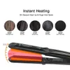 2 I 1 Hair Iron Professional Steam Strainten Curler Ceramic Curling Style Tools 240425