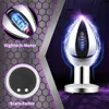 Andere Gesundheitszugänge Beauty Items HomeProduct Centerwireless Fernbedienungssteuerung Metall Anal Taste10 Modus Vibrator Q240430