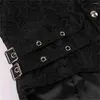 Trench Coats Men's Double-Breasted Victorian Veste Gothic Clothes Gothic Men Médieval Retro Punk Halloween Party Longwear Longwear