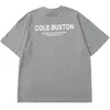 Cole Buxton T-shirt Mens Designer Femmes Vêtements Tops Tshirt Summer Print Femme Vetements Goth Sport Party Vêtements Polo Haikyuu Tide Man Tees Tomato Us