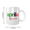 Mokken Aprilia Racing Coffee Eco-vriendelijke 11oz Ceramic Mug Fashion Tea Cocoa Milk Cup Nieuwheid Geschenken Personaliseerde Cups voor thuis