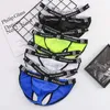 Unterhosen sexy homosexuelle Unterwäsche Herren Hohlkinder Sportschuhe Schwarze Polyester G-String und Tanga Low Taille Pocket S-XL Q240430