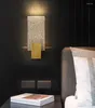 Wandlampe moderner Kristall für Spiegel vordere Licht Badezimmer Make -up Leuchten Schlafzimmer Wohnzimmer Leuchten Beleuchtung