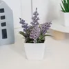 Decoratieve bloemen 6 stks - gesimuleerde planten kleine potcombinatie geschikt voor binnendecoratie Office Desktop