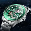 Relógios de pulso Fairwhale Genuine Watch Brand Fashion Menic Mechanical Menical Personality Clock Luminous Wateropers RELOJ