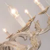 Żyrandole Włochy jadalnia zabytkowe drewno żyrandol oświetlenie lamparas lampy świecy wisząca lampa lampa salonowa lampy domowe lampy domowe